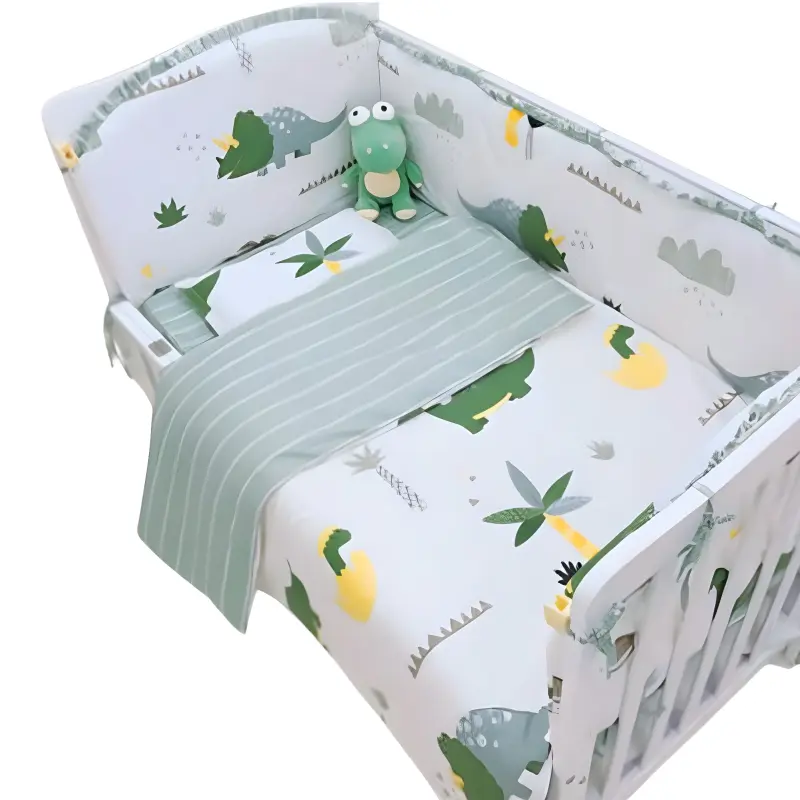 Crib Bedding Set of 7 - Dinosaur